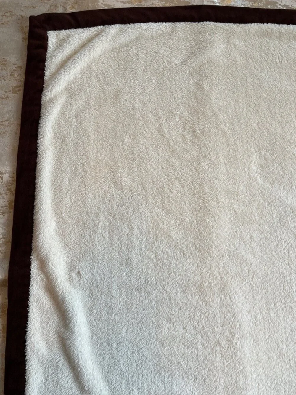 Lambs & Ivy Baby Blanket Beige Brown Hedgehog Porcupine Woodland Animal Security